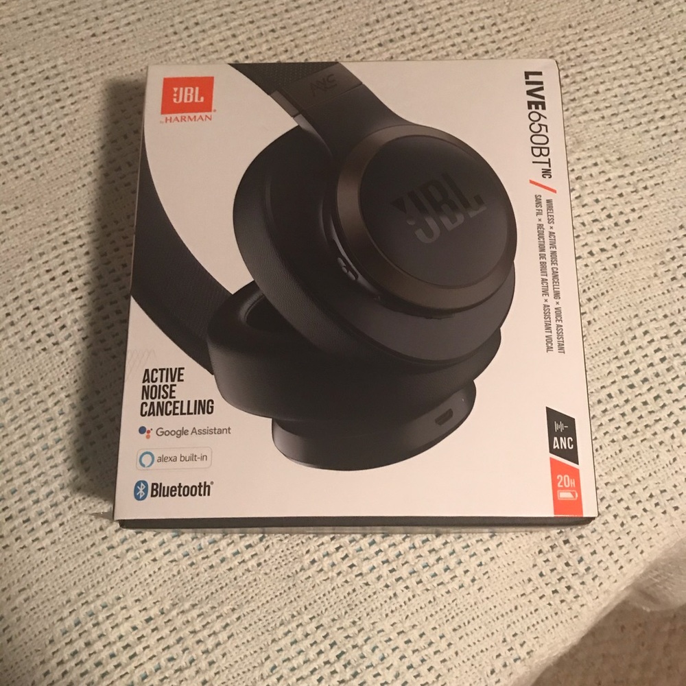 Brand new wireless noise-cancelling headphones